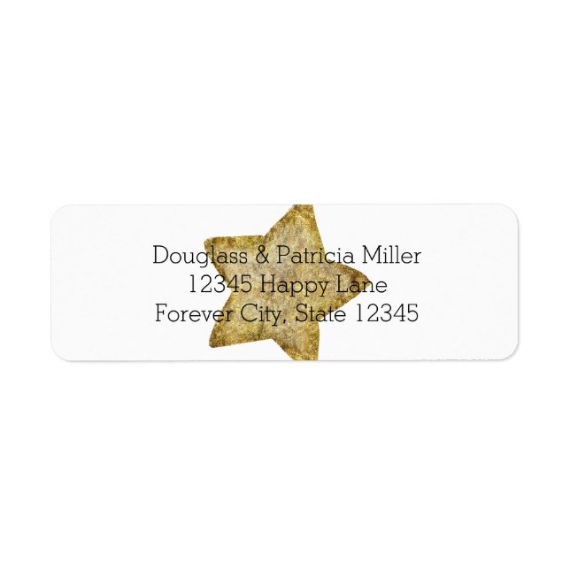 Gold Glam Star (Front)