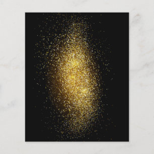 Gold glitter