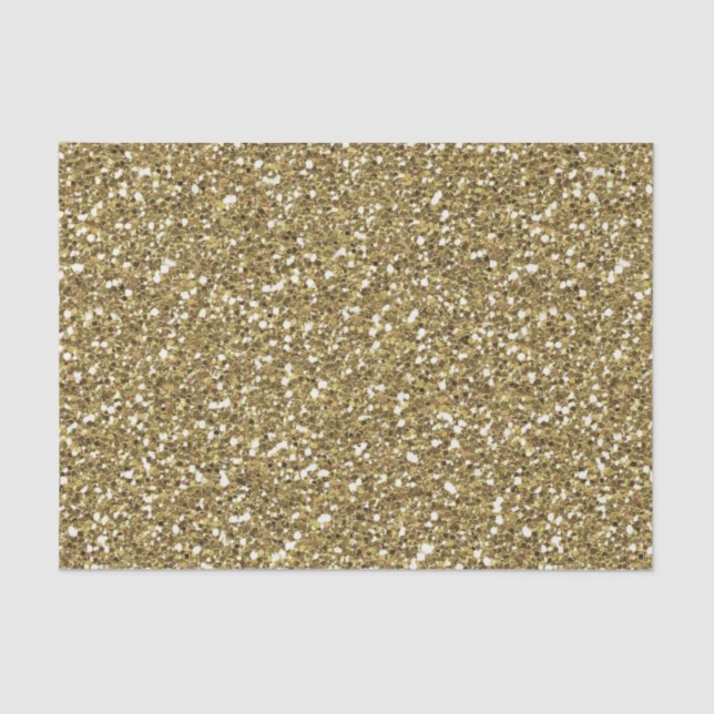 Gold Glitter 1 Tissue Paper (Front)