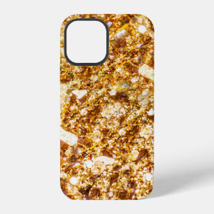 Gold glitter background iPhone 12 case