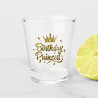 Gold Glitter "Birthday Princess"