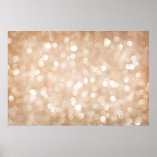 Gold glitter blurred background, christmas poster