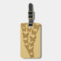 Gold Glitter Butterflies