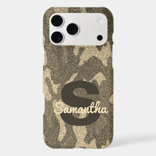 Gold Glitter Camouflage Personalised Truck Decor