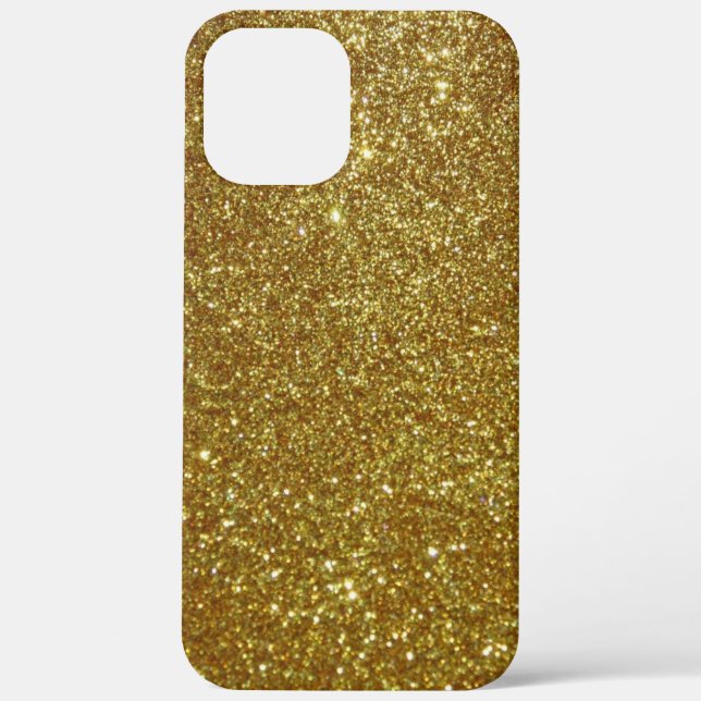 Gold Glitter Case-Mate iPhone Case (Back)
