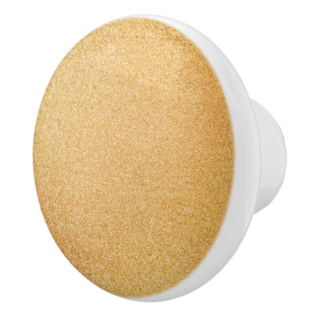 Gold Glitter Ceramic Knob (Right)
