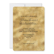 Gold glitter confetti sparkle Wedding