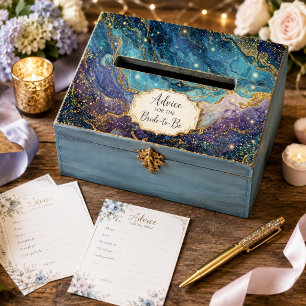 Gold Glitter Cosmic Fluid Agate Tissue Paper