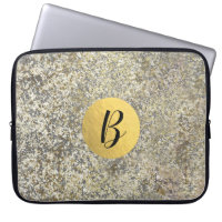 Gold Glitter Crackle Modern Chic Glam Sparkle