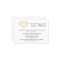 Gold glitter diamond trendy wedding details insert