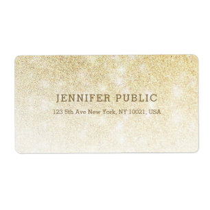 Gold Glitter Elegant Professional Modern Template