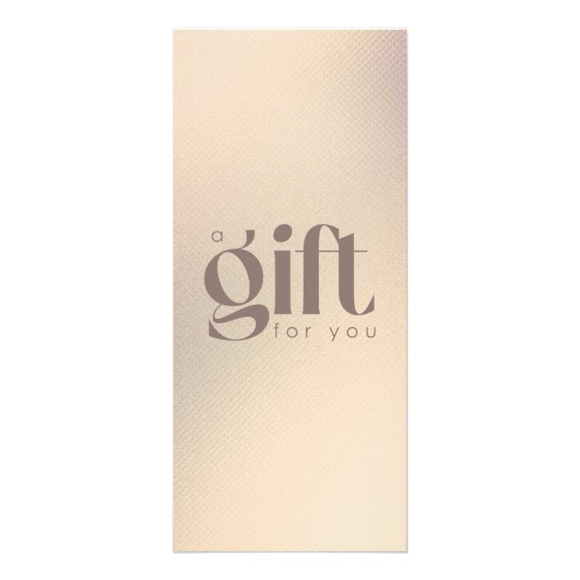 Gold Glitter Elegant Trendy Gift Certificate (Front)
