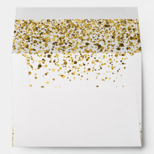 Gold Glitter Envelope