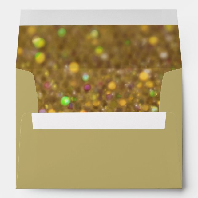 Gold Glitter Envelopes (Back (Bottom))