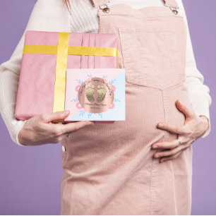 Gold Glitter Feet Baby Shower Favour Thank You Classic Round Sticker