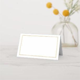 Gold Glitter Frame Wedding Table Place Card
