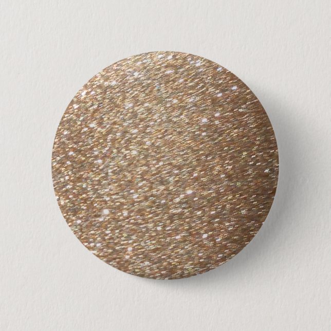 Gold Glitter Glamour Party Festive  Light Sparkles 6 Cm Round Badge (Front)