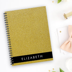 Gold Glitter, Glitter Background, Your Name Planner