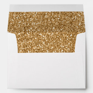 Gold Glitter Glitz Envelope