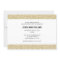 Gold Glitter Graduation Party Invitations