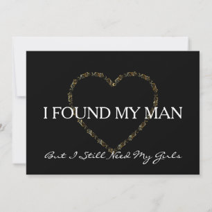 Gold glitter heart Will you be my bridesmaid Invitation