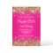 Gold Glitter Hot Pink Ombre Fancy Monogram