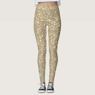 gold "glitter" - leggings