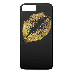 Gold Glitter Lips #3 Case-Mate iPhone Case