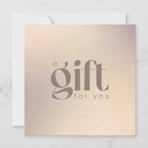 Gold Glitter Modern Stylish Gift Certificate