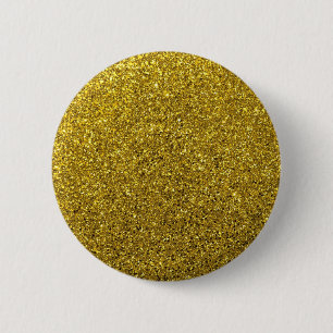 Gold Glitter Pattern 6 Cm Round Badge