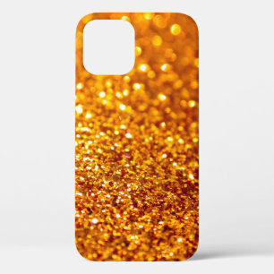 Gold Glitter Pattern iPhone 12 Case