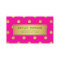 Gold Glitter Polka Dots - Stylish Beauty Pink