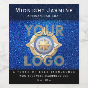 Gold Glitter Professional Makers Product Labels