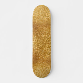 Gold Glitter Skateboard