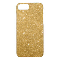 Gold Glitter Sparkle Print