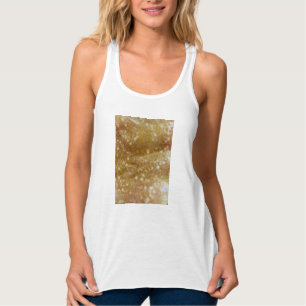 Gold Glitter Tank Top