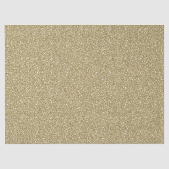 Gold Glitter Tissue Paper (Front)