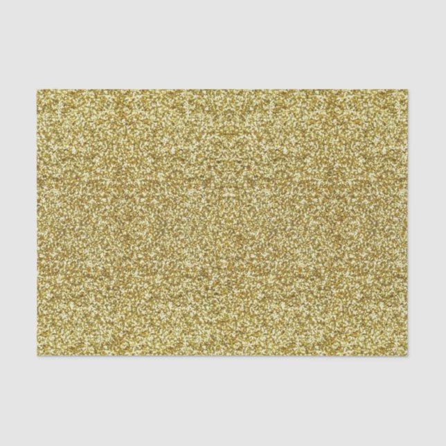 Gold Glitter Tissue Paper (Front)