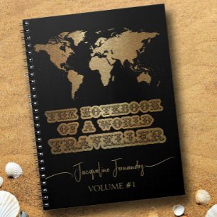 Gold Glitter World Traveller Notebook