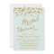 Gold Glittering Confetti Bridal Shower Invite