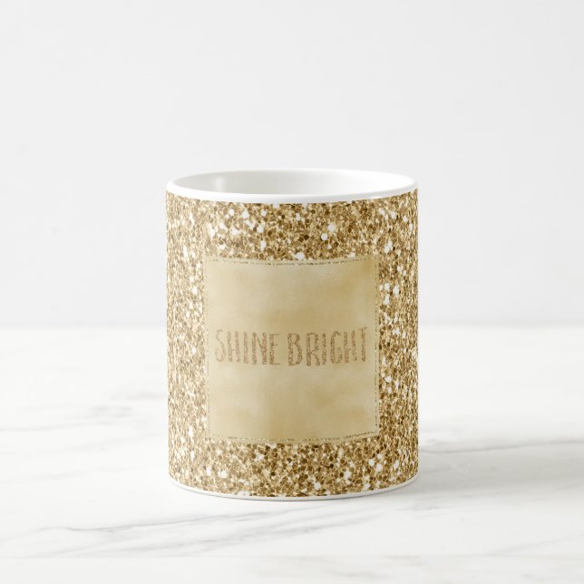 Gold Glitz Glitter Sparkle     Coffee Mug (Center)