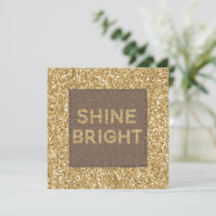 Gold Glitzy Glitter Shine Bright        
