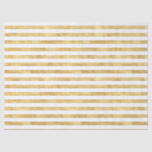 Gold Glitzy Stripes Tissue Paper
