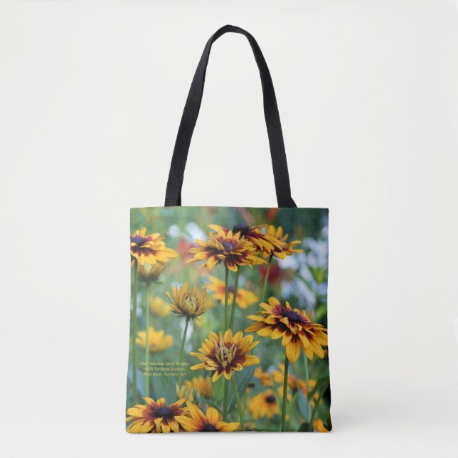 Gold Gloriosa Daisy Doubles Tote Bag (Front)