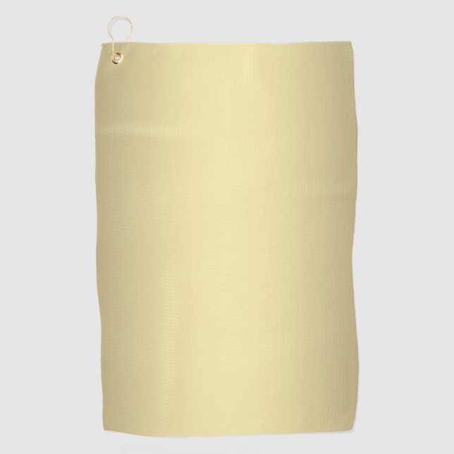Gold Glow Golf Towel (Front)