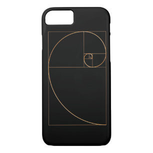Gold Golden Spiral iPhone 8/7 Case