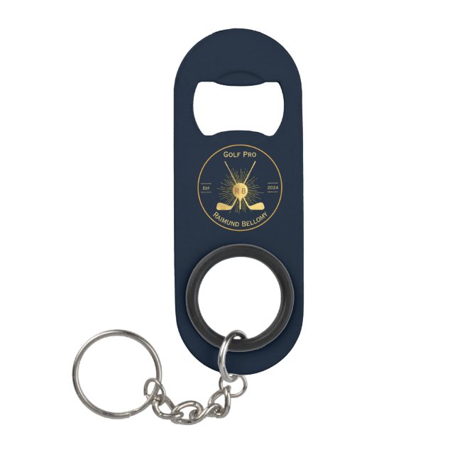 Gold Golf Clubs (Front)