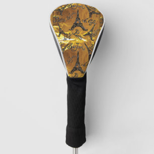 Gold Golf Head Cover