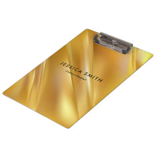 Gold gradient diagonal lines clipboard