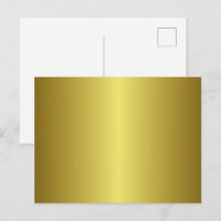 Gold Gradient Faux Foil Background Blank